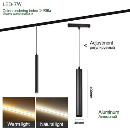 N1 Modern Recessed Magnetic Track Lights Design Led Lamp Magnetic Rail Ceiling System Indoor Track Lighting Spot Rail Spotlights