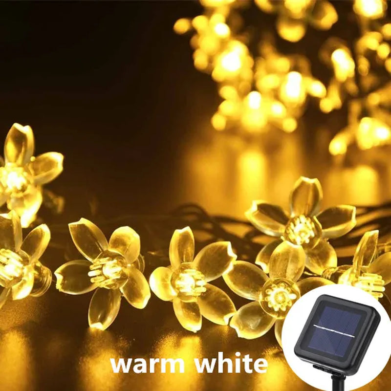 Solar String Light 20 LED Cute Bee Outdoor Wedding Garden Patio Party Christmas Tree Honeybee Starry Fairy Decor Lamp