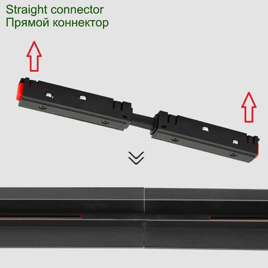 N1 Modern Recessed Magnetic Track Lights Design Led Lamp Magnetic Rail Ceiling System Indoor Track Lighting Spot Rail Spotlights