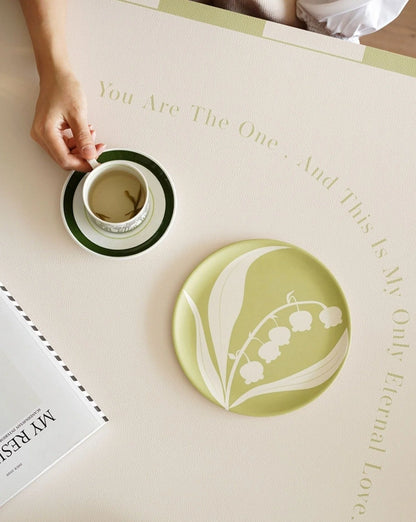 4 - Pack Eclectic Floral Bamboo Fiber Dinnerware Set ( $14.9 / Count )