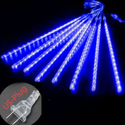Led Light Outdoor Meteor Shower Rain Lights Waterproof Garden Street Garland New Year Christmas Decor Holiday Solar/Eu/Us Plug