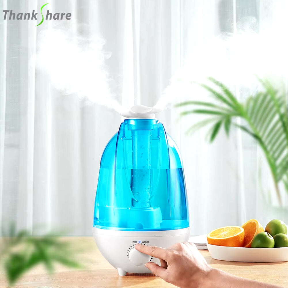 Ultrasonic Air Humidifier Mini Aroma Humidifier Air Purifier with LED Lamp 4L Humidifier Portable Mist Maker for Home Office