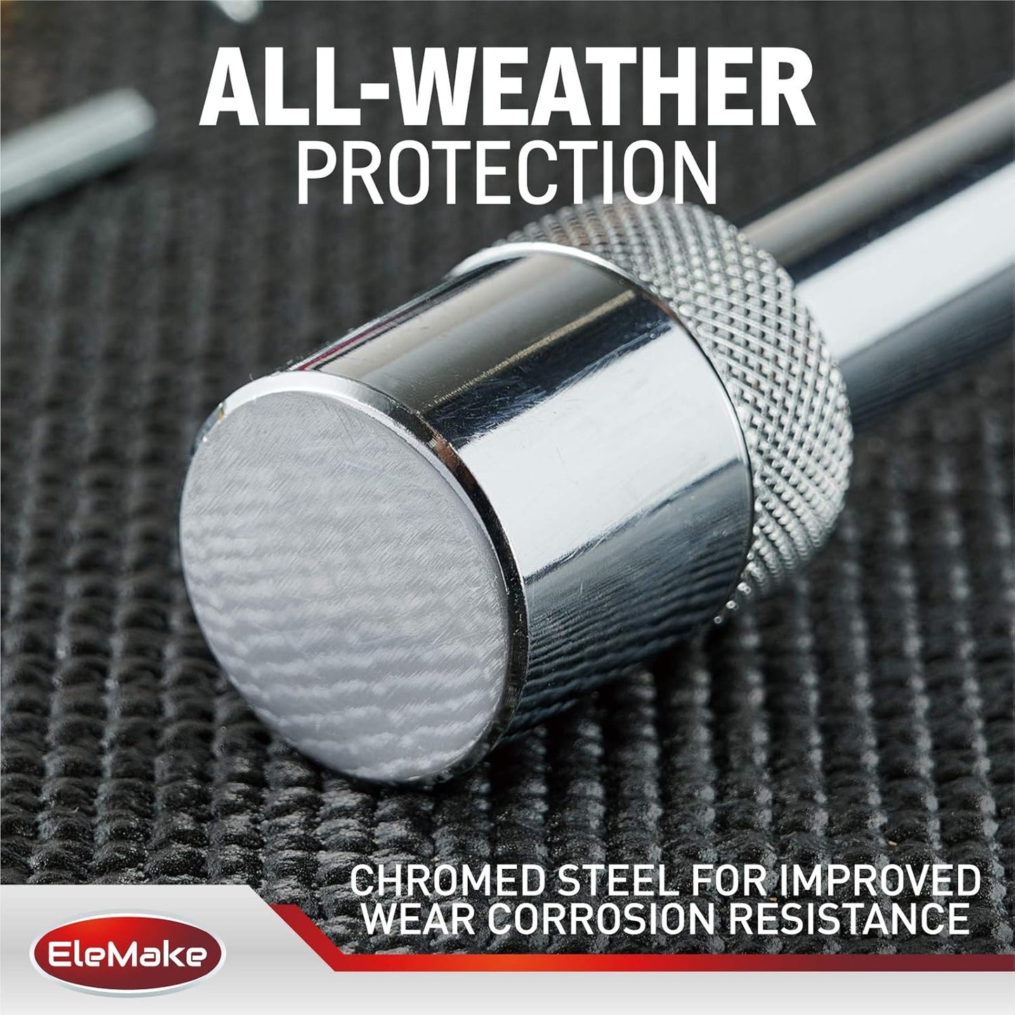 Trailer Hitch Lock - Hitch Pin Lock 5/8" Pin Tow Receiver Lock, Heavy Duty Brass Core Locking Mechanism, 3-1/2" Usable Length Fits Class III, IV, V Hitches