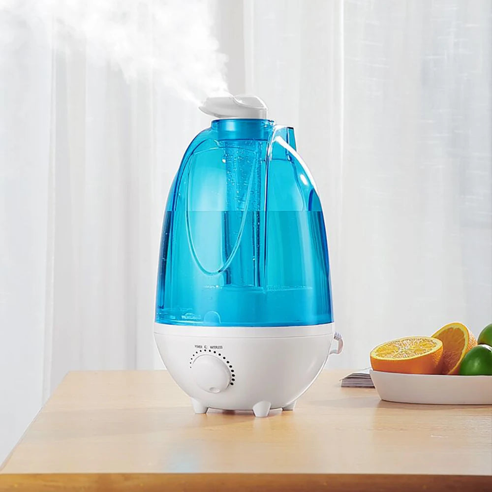 Ultrasonic Air Humidifier Mini Aroma Humidifier Air Purifier with LED Lamp 4L Humidifier Portable Mist Maker for Home Office